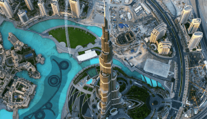 Aerial Image of the Burj Khalifa